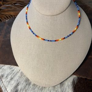 Serape Seed Bead Choker || Open the Gate
